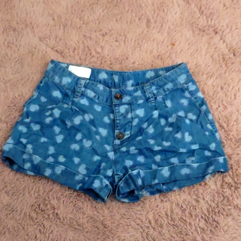 Gucci Kids Blue Patterned Shorts size 8 girls